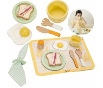 Medinis pusryčių rinkinys su padėklu | Breakfast Set | Classic World CW50575